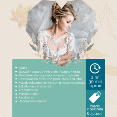 Plan Novia Bronze en Kanaiwa Wellness & Spa, Bogotá